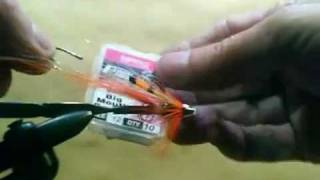 Tying an Allys Shrimp cone head variant salmon tube fly [upl. by Eenhat]