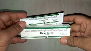 Dexoderm Cream डेक्सोडर्म क्रीम uses composition side effect precaution how to use amp review [upl. by Arracat663]