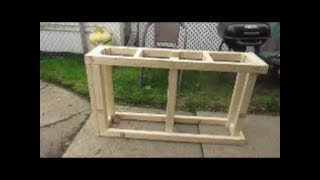 55 gallon fish tank stand for 20 bucks [upl. by Aisinoid]