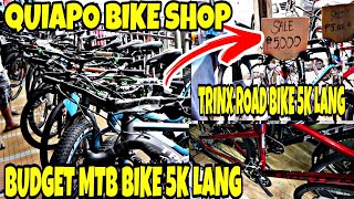 5K TRINX ROAD BIKE AT MTB 5K LANG QUIAPO BIKE SHOP AT 2021 MODEL MTB FOXTER BAGONG LABASMURA DITO [upl. by Lapham]