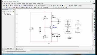 Colpitt’s oscillator Simulation using Multisim 142 [upl. by Horten]