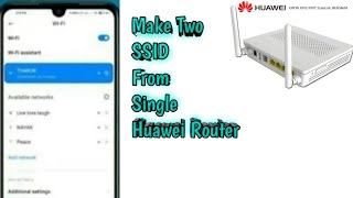 How to make two ssid from one Routersingle router two name [upl. by Lananna337]