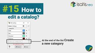 Isatisneo How to15 edit catalog [upl. by Leigh826]