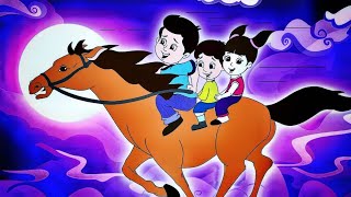 लकड़ी की काठी काठी पे घोड़ा  Lakdi Ki Kathi  Most Popular Hindi Rhyme For Kids 9635 [upl. by Sitruc]