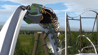 Werewolf  NoLimits2 RMC Raptor [upl. by Columbine16]