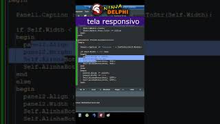 Delphi Responsivo❗😏🚀 dicasdelphi delphiiniciantes developer [upl. by Saenihp]