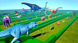 EPIC GIGA DEATHRUN ASCENDED  All ARK Creatures🦖 [upl. by Portingale]