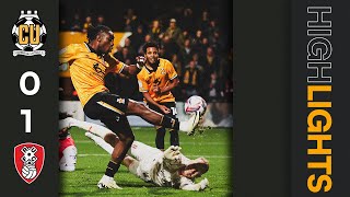 Cambridge United v Rotherham United Highlights [upl. by Beard871]