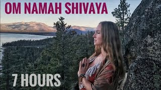 7 Hours Om Namah Shivaya Mantra Deep Meditation and Relaxation Sleeping Meditation [upl. by Mccallion]