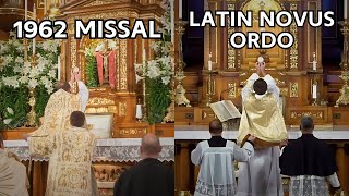 St John Cantius Latin Mass and Novus Ordo  Side by Side [upl. by Ebsen82]