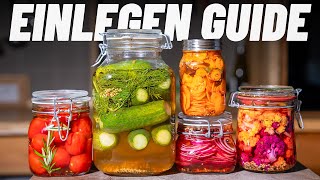 DIY Gurken und Gemüse Einlegen  Mach dein Gemüse unsterblich [upl. by Naols]