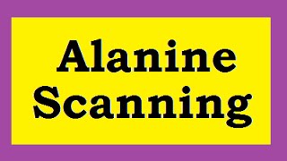 Alanine scanning [upl. by David]