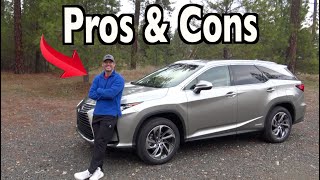 Reasons FOR and AGAINST 2019 Lexus RX 450hL Hybrid on Everyman Driver [upl. by Ettennil]