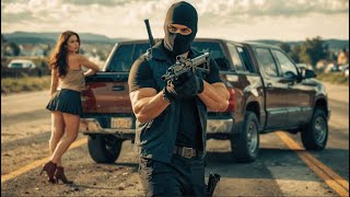 2024 Action Movie Deadly pursuit two killers fighting in the car [upl. by Kikelia361]