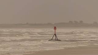 Tide marker on choppy day in autumn [upl. by Iyre86]