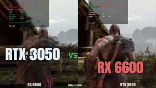 rx 6600 vs rtx 3050 gaming 4k [upl. by Annay299]