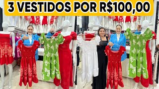 😍VESTIDOS CURTOS 3 POR R10000  LONGOS R5000 [upl. by Zug767]