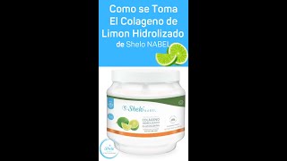 Como tomar y Descubre los beneficios del colágeno de limón de Shelo Nabel con Glucosamina [upl. by Alathia812]