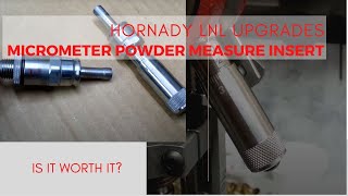 Hornady Micrometer Powder Metering Insert for Lock n Load Progressive Press [upl. by Alyk]