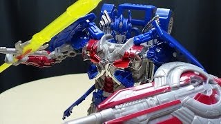 Transformers Age of Extinction Leader OPTIMUS PRIME EmGos Transformers Reviews N Stuff [upl. by Reyam]