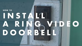 How To Install A Ring Doorbell  Bunnings Warehouse [upl. by Leake]