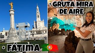 VLOG GRUTA MIRA DE AIRE  SANTUÃRIO DE FÃTIMA PORTUGAL  PONTOS TURÃSTICOS EM PORTUGAL  JACQUE [upl. by Casta]