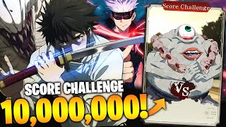 OVER 10 MILLION SCORE YUTA VS MOVIE 0 BOSS SCORE CHALLENGE Jujutsu Kaisen Phantom Parade [upl. by Cecil]