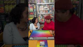 Jugando Hues and Cues Pitufos Mar y Chayotes juegosdemesa boardgames fun shorts [upl. by Euqimod]