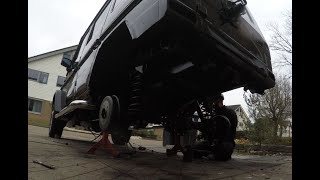 Remounting rear axle G class G klasse Geländewagen part 1 [upl. by Mera]