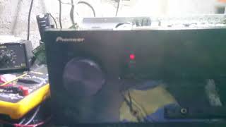 Pioneer vsx1122 mcacc red light blinking [upl. by Bolen]