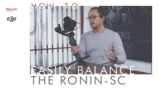 How to easily balance the Ronin SC [upl. by Norah]