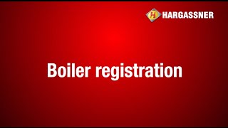 Hargassner Heating Technology  App Boiler registration [upl. by Dobrinsky]