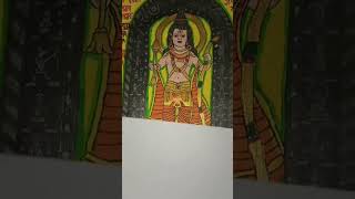 Ram Lalla drawing youtubeshortjaishreeramsubscriberamram [upl. by Ettevey]