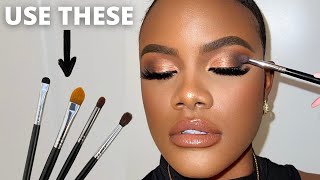 MUST HAVE Eye Makeup BRUSHES For Beginners  How To Use Them [upl. by Innavoig563]