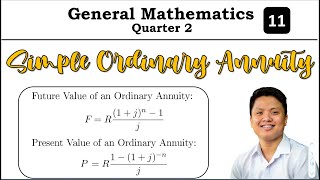 How to Find the Future and Present Values of Simple Annuities  General Mathematics  Grade 11 [upl. by Jordain457]