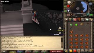 OSRS  Panic on the Wilderness volcano bridge [upl. by Elyrehc]