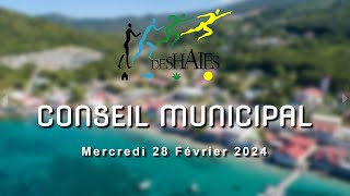 Conseil Municipal de Deshaies  Mercredi 28 Février 2024 [upl. by Ennaisoj514]