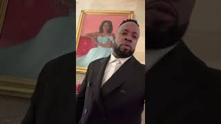 Yo Gotti amp Angela Simmons at The White House Christmas Party yogotti [upl. by Laehcim]