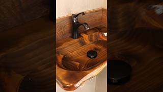 Making a wood sink out of old cedar 🪵 diy [upl. by Crocker998]