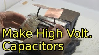 How to Make High Voltage Capacitors  HomemadeDIY Capacitors [upl. by Zulema50]