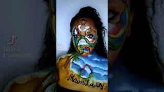 Mauritius Face Painter  Danseuse Sega Mauricien  Mauritius Indepence Day 2024 allyfx2023 [upl. by Akemal]