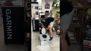 Ty unboxing the bush toilet from Ironman4x4 at Hawkes Outdoors in San Antonio TX 2102512882 [upl. by Yenattirb]