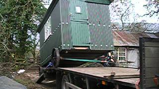 Loading a Shepherds Hut [upl. by Ciri]