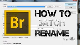 How to rename multiple images at once BATCH RENAMING using adobe bridge [upl. by Tadd]