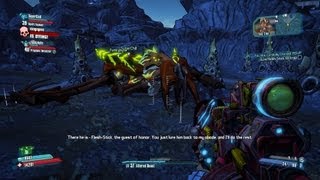 Borderlands 2 Boss Fight  Vermivorous the Invincible [upl. by Meibers]