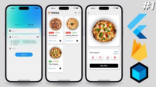 The Best Flutter Course in 3 Hours • Pizza App 1 [upl. by Oremor]