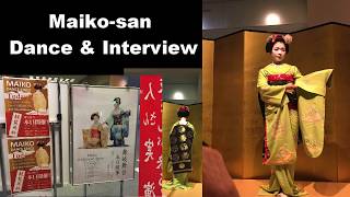 Maiko san Dance amp Interview [upl. by Map]