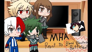 Mha react to Blood Blockade Battlefront original [upl. by Ahsilam]