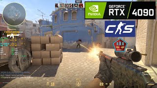 CS2 RTX 4090 24GB  RYZEN 7 7800X3D  4K Competitive Settings Benchmarks [upl. by Ahsit]