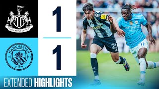 EXTENDED HIGHLIGHTS  Newcastle 11 City  Gvardiol on target as we come away with a point [upl. by Ahsemat]